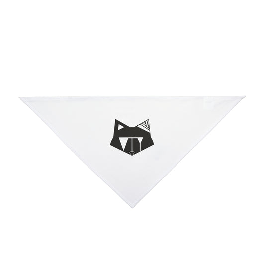 White 1.0 Pet Bandana