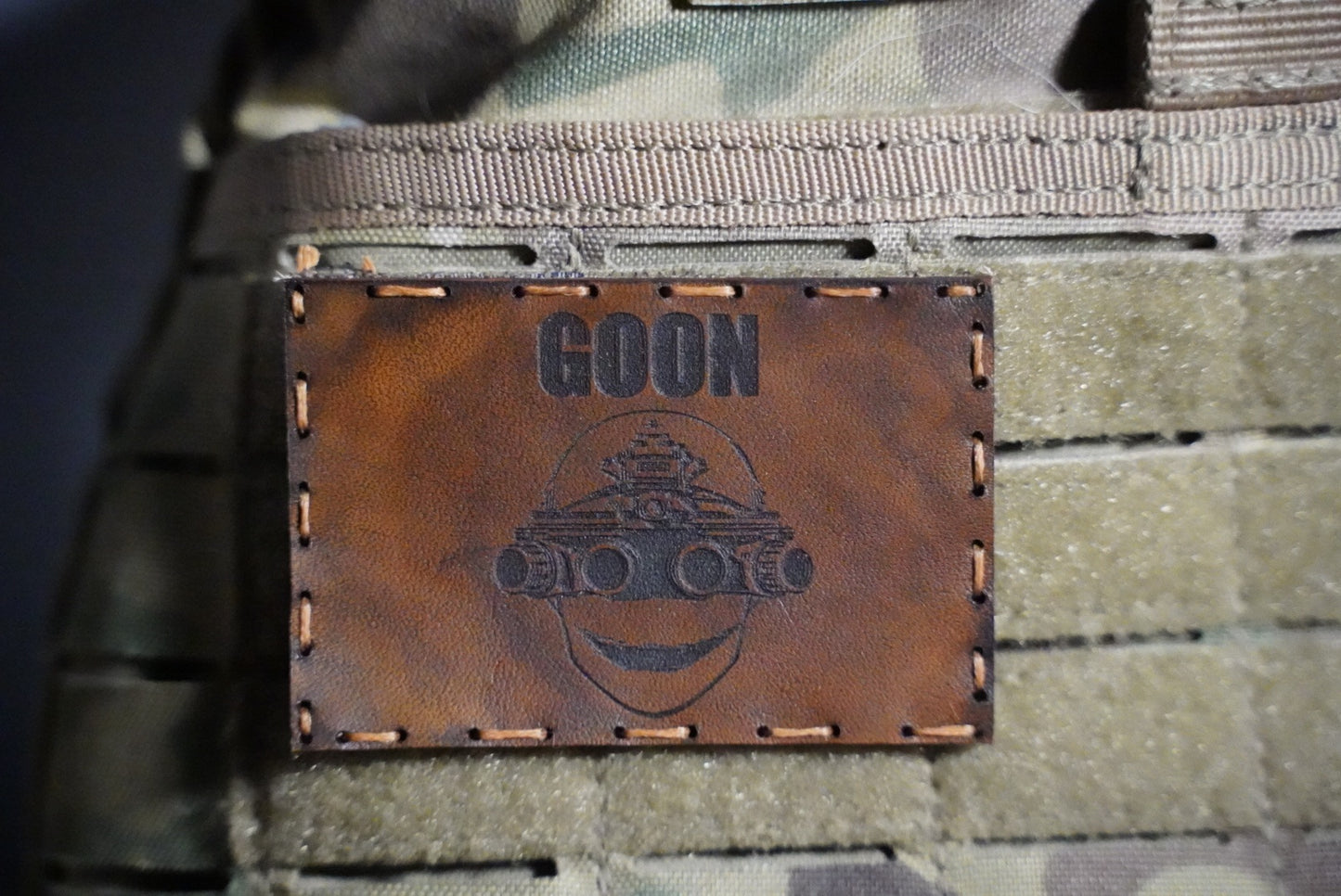 Leather "GOON” Patch