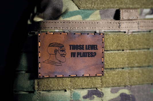 Leather "Level IV Plates?"  Patch